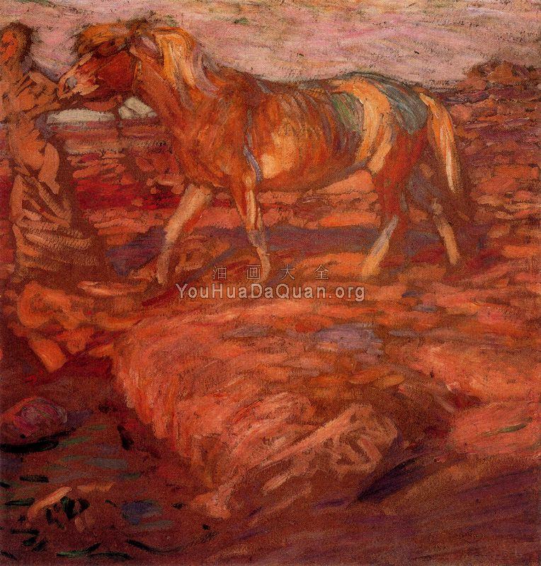 Woman and horse - 弗朗齐歇克·库普卡